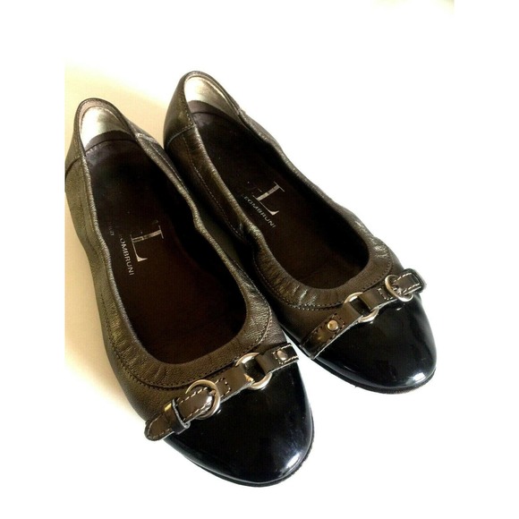 AGL Attilio Giusti Leombruni Ballet Flat Cap Toe - Picture 1 of 7